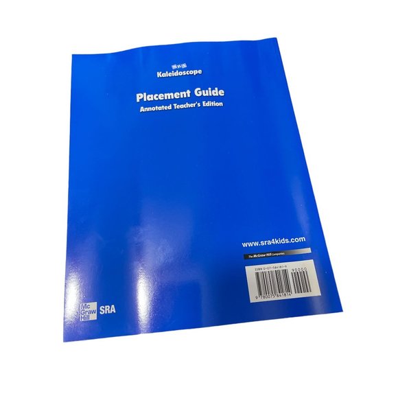 Kaleidoscope Placement Assessment Annotated Teachers Edition Levels B Reading - Picture 2 of 3